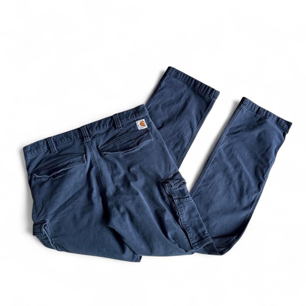 Navy Blue Carhartt Cargo Utility Pants